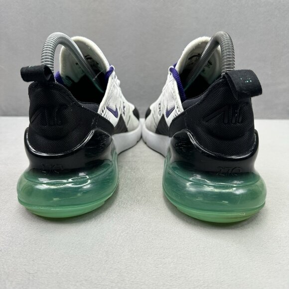 Womens Size 7 Nike Air Max 270 Shoes Grape / White Athletic Running Sneakers - Picture 4 of 8